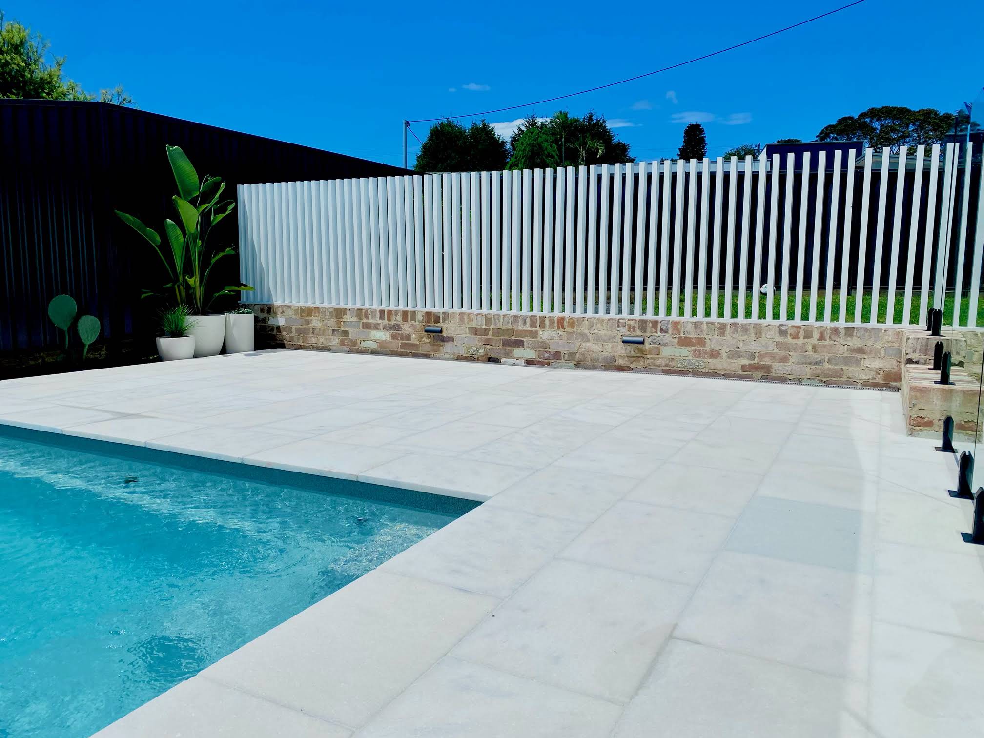Pool fence installation