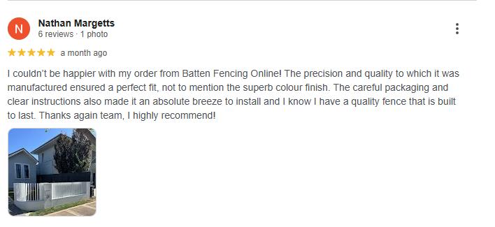 Google review from Nathan Margetts